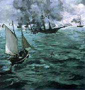 Edouard Manet The Battle of the Kearsarge and the Alabama oil painting reproduction